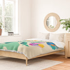 Modern Poppies Duvet Cover Gallery Image 2