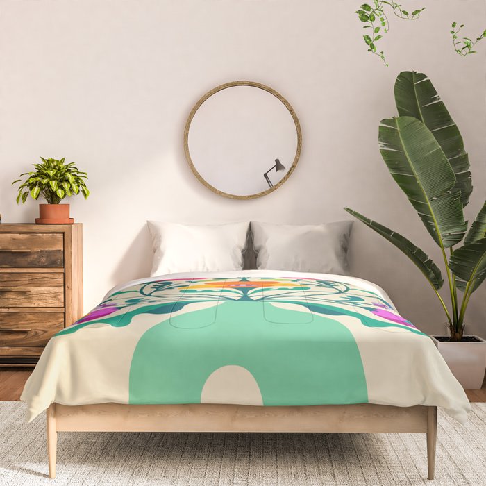 Modern Poppies Comforter Gallery Image 3