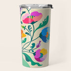 Modern Poppies Travel Mug Gallery Image 2