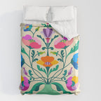 Modern Poppies Duvet Cover Gallery Image 6