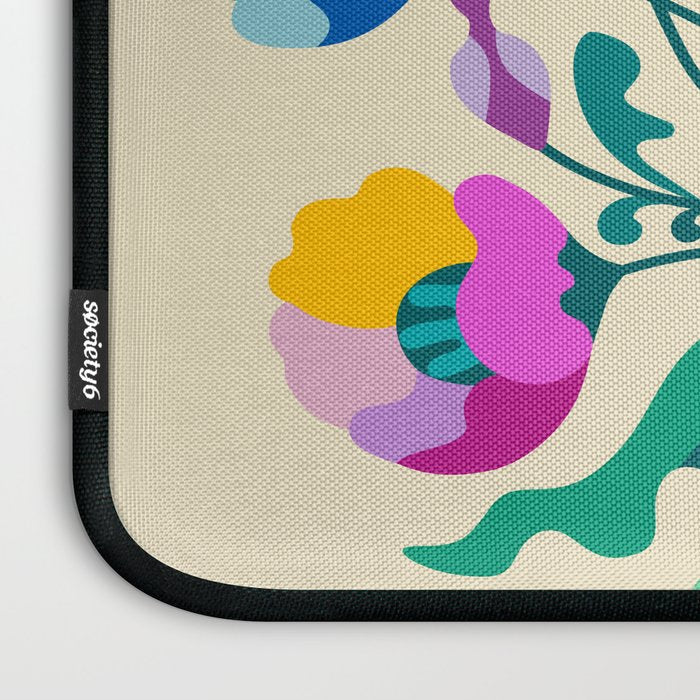 Modern Poppies Laptop Sleeve Gallery Image 3