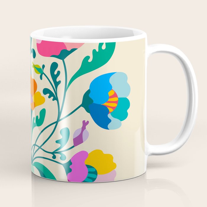 Modern Poppies Coffee Mug Gallery Image 1