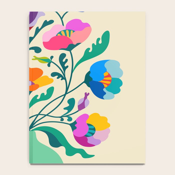 Modern Poppies Notebook Gallery Image 4