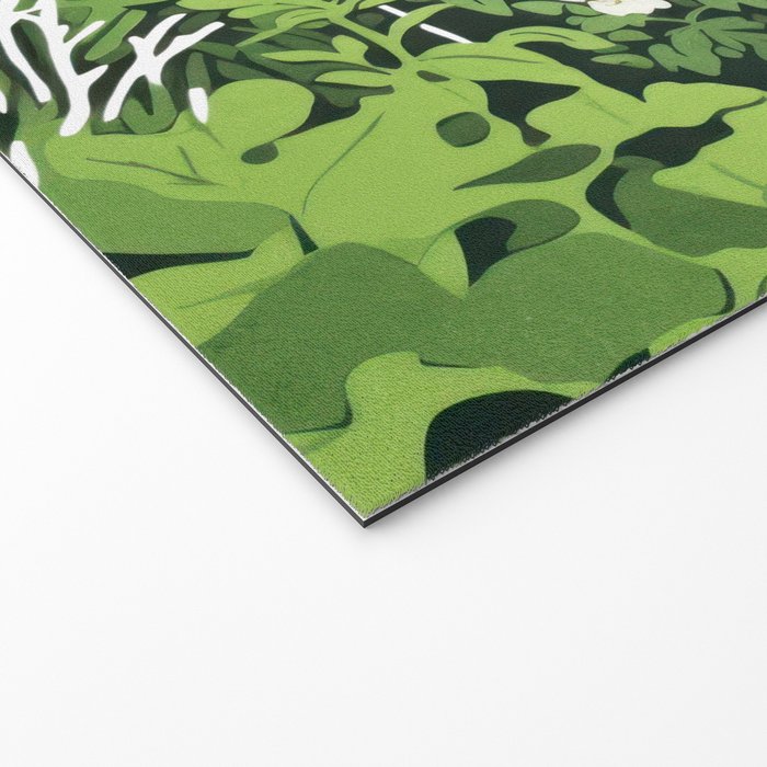 Small Green Gamble Welcome Mat Gallery Image 2