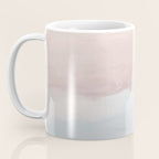 Soothing Seas II - Soft Pink Blue Sunrise Horizon Ocean for Nursery II Abstract Coastal Painting Art Coffee Mug Gallery Image 3