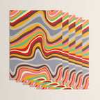 retro wave disco Wrapping Paper Gallery Image 3