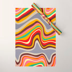 retro wave disco Wrapping Paper Gallery Image 1