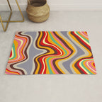 retro wave disco Rug Gallery Image 1