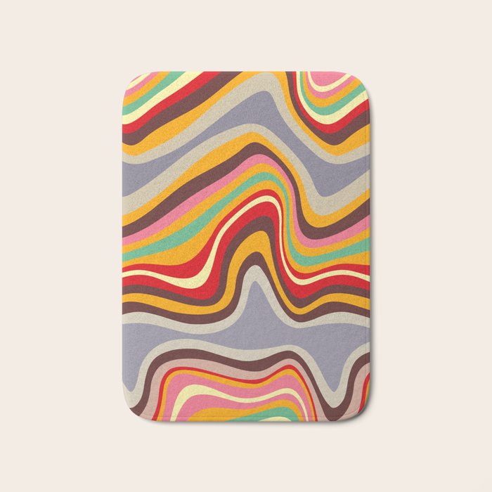 retro wave disco Bath Mat Gallery Image 1