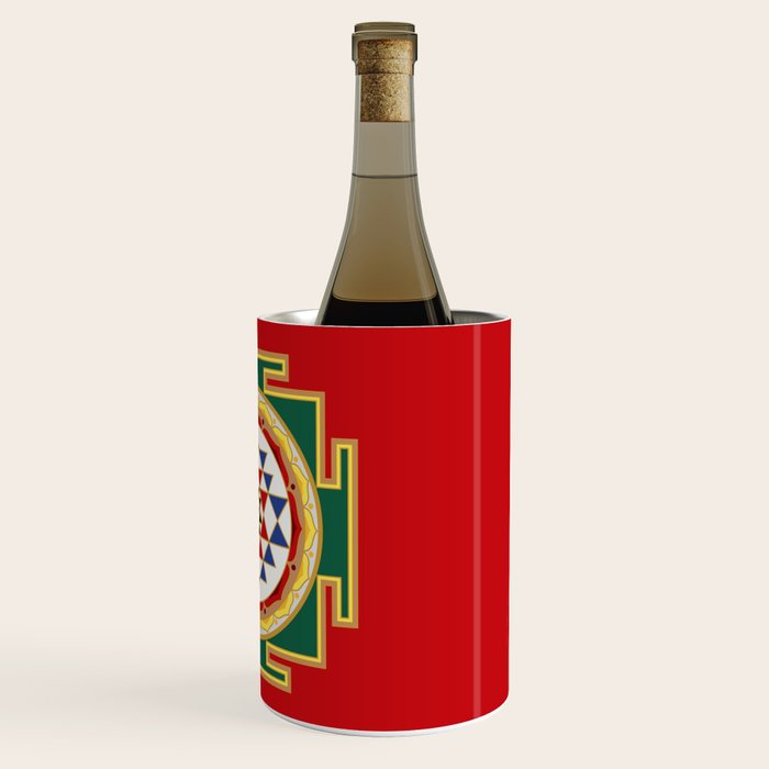 Sri Yantra colored Wine Chiller Gallery Image 3