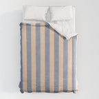STRIPES 001 I - Stone Duvet Cover Gallery Image 6