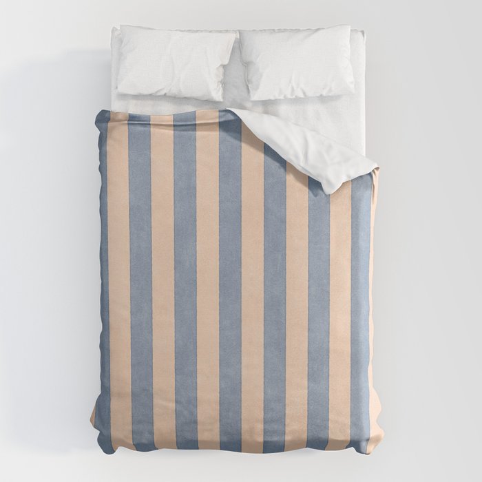 STRIPES 001 I - Stone Duvet Cover Gallery Image 1