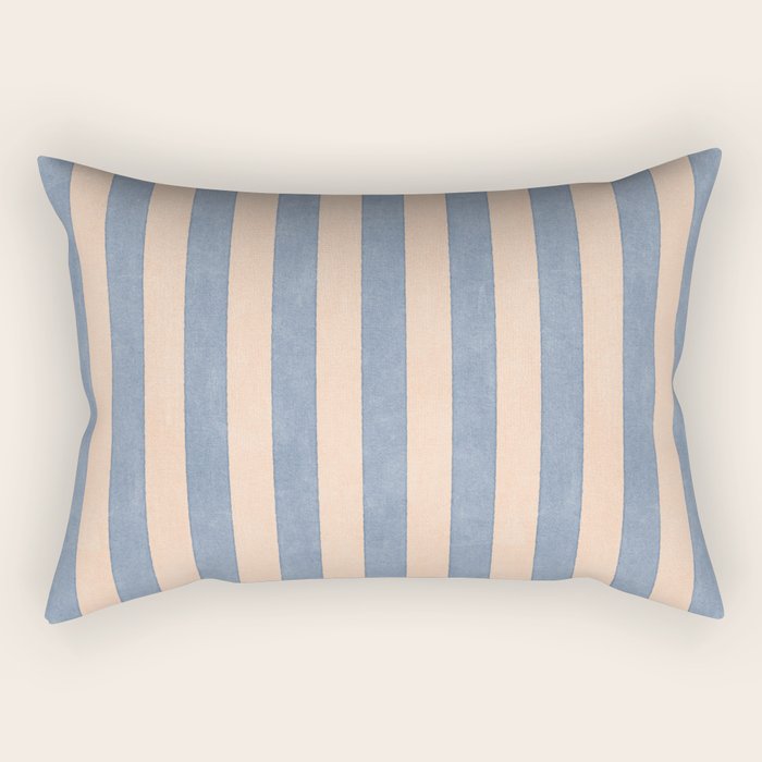STRIPES 001 I - Stone Rectangular Pillow Gallery Image 2