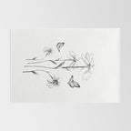 Flowers and butterflies 2 Rug Gallery Image 2