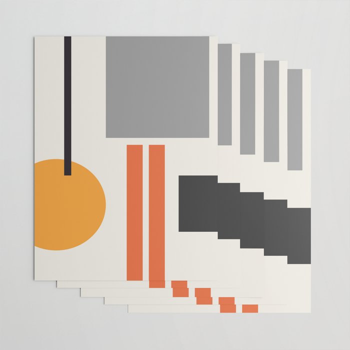 Mid Century 05 Wrapping Paper Gallery Image 3