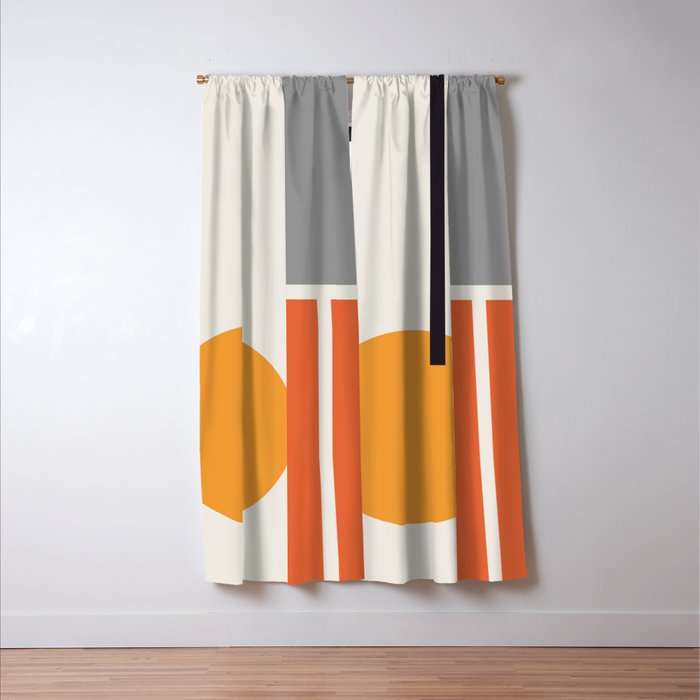 Mid Century 05 Window Curtain Gallery Image 3