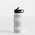 Quaking Aspen - Black Tree Rings Water Bottle Gallery Image 1