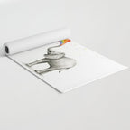 Baby Elephant Spraying Rainbow Yoga Mat Gallery Image 2
