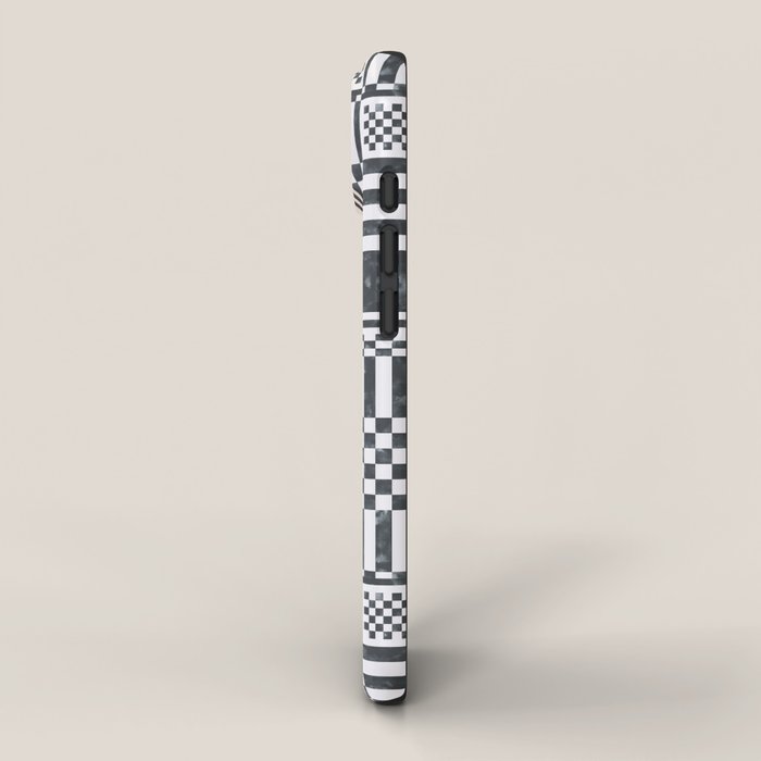 Structured Lines Grid iPhone Case Gallery Image 2