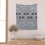 Structured Lines Grid Wall Tapestry Gallery Image 2