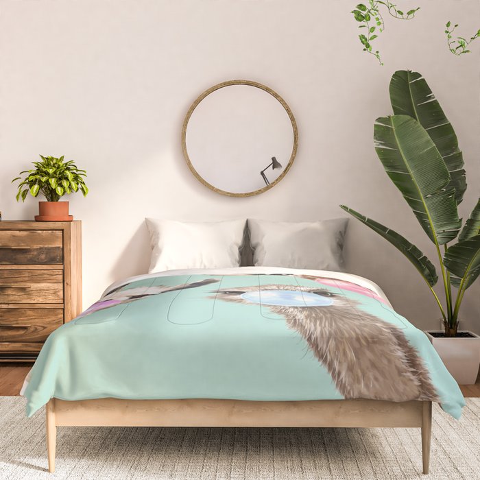 Bubble Gum Gang in Green Comforter Gallery Image 3