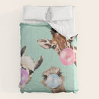 Bubble Gum Gang in Green Comforter Gallery Image 6