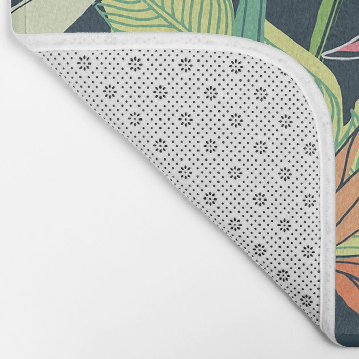 Tropical Bird of Paradise Bath Mat Gallery Image 2