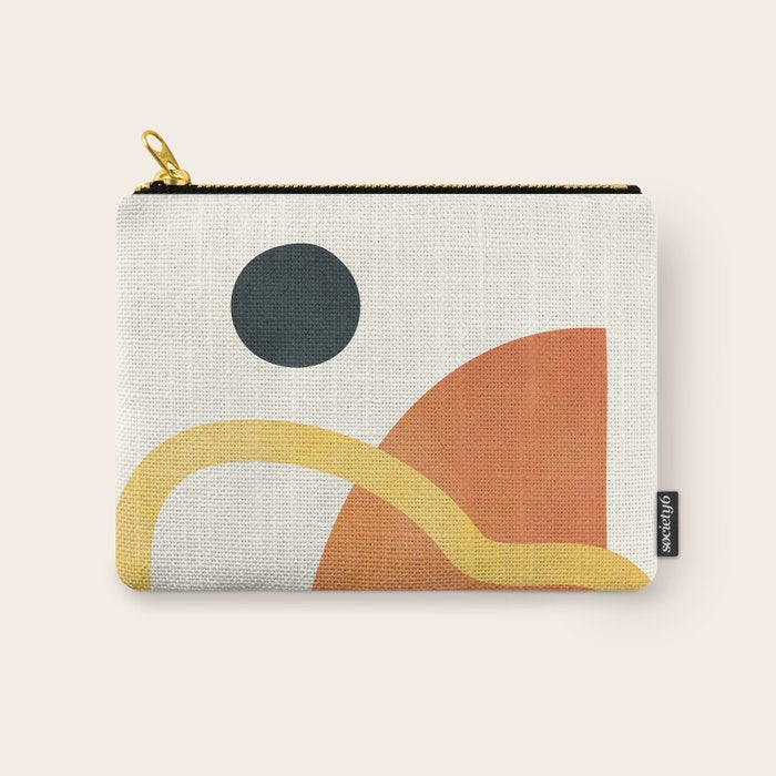 Minimal Abstract Shapes No.40 Carry All Pouch Gallery Image 1