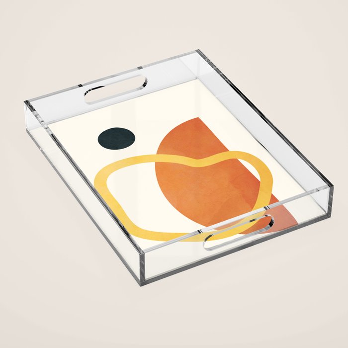 Minimal Abstract Shapes No.40 Acrylic Tray Gallery Image 1