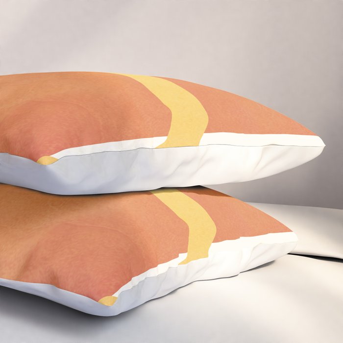 Minimal Abstract Shapes No.40 Pillow Sham Gallery Image 3