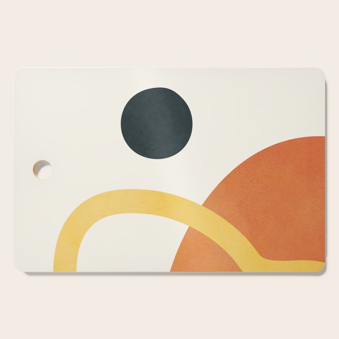 Minimal Abstract Shapes No.40 Cutting Board Gallery Image 1