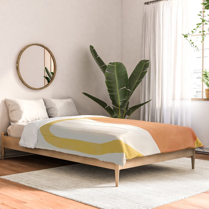 Minimal Abstract Shapes No.40 Comforter Gallery Image 2