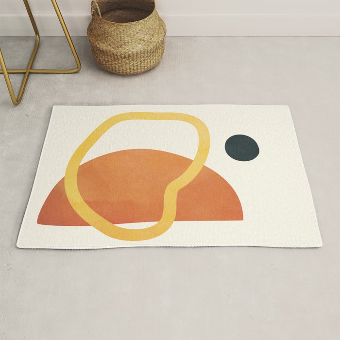 Minimal Abstract Shapes No.40 Rug Gallery Image 1