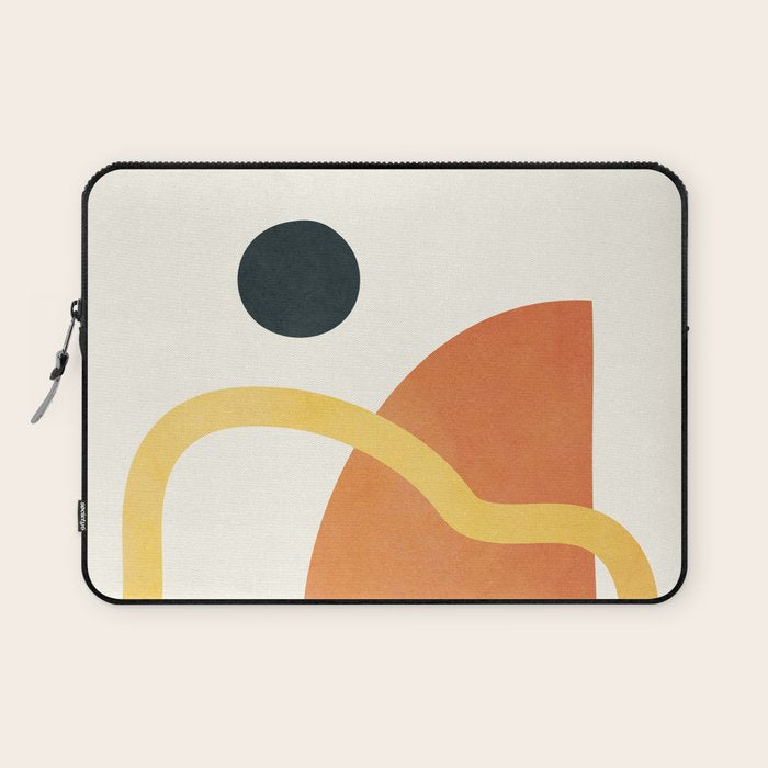 Minimal Abstract Shapes No.40 Laptop Sleeve Gallery Image 1