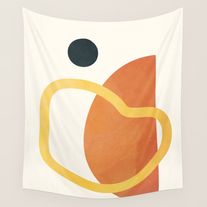 Minimal Abstract Shapes No.40 Wall Tapestry Gallery Image 1