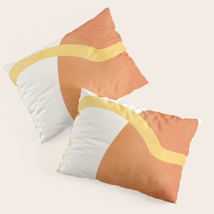 Minimal Abstract Shapes No.40 Pillow Sham Gallery Image 3