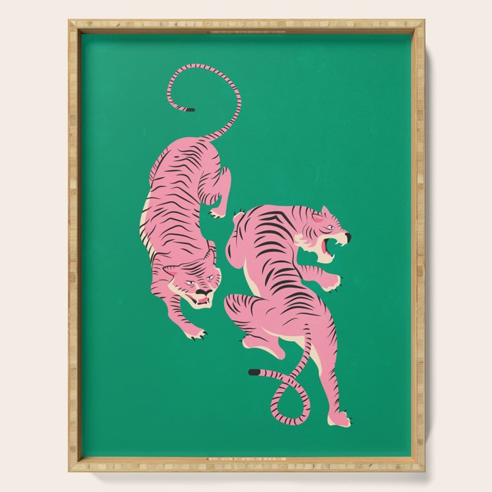 The Chase: Pink Tiger Edition Serving Tray Gallery Image 1