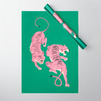 The Chase: Pink Tiger Edition Wrapping Paper Gallery Image 1