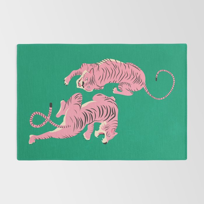 The Chase: Pink Tiger Edition Rug Gallery Image 2