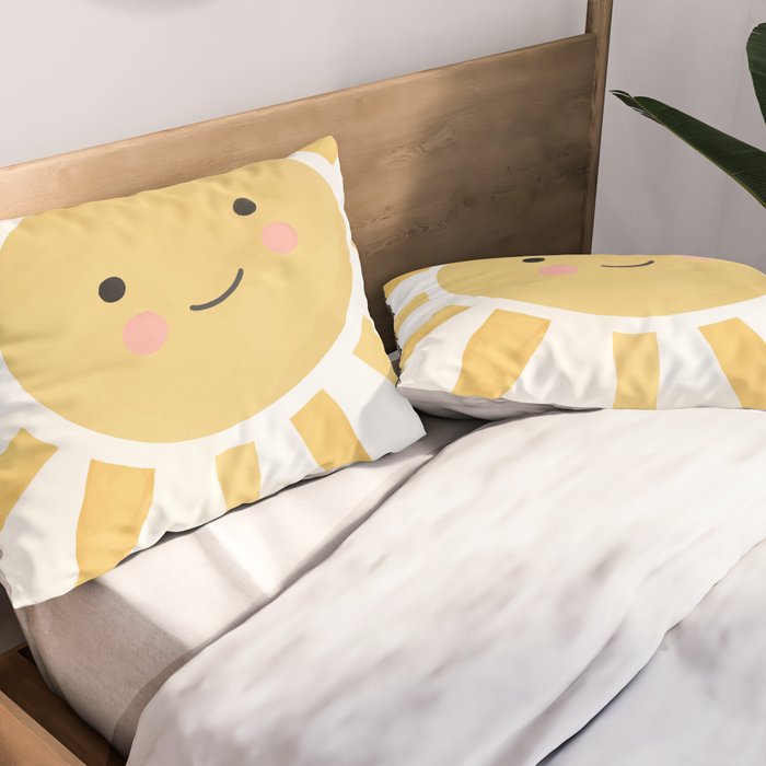 Happy Sun Pillow Sham Gallery Image 2