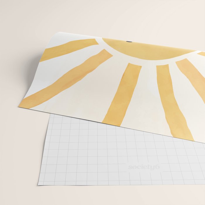 Happy Sun Wrapping Paper Gallery Image 2