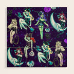 Witches and Black Cats Wood Wall Art Gallery Image 1