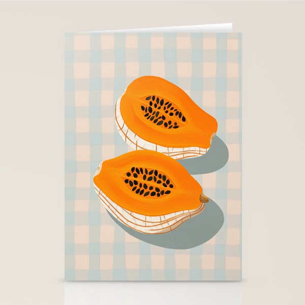 Papaya Afternoon Stationery Card Gallery Image 2
