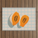Papaya Afternoon Outdoor Rug Gallery Image 1