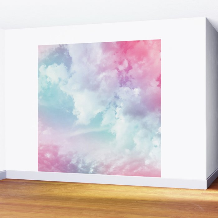 Cotton Candy Sky Wall Mural Gallery Image 2