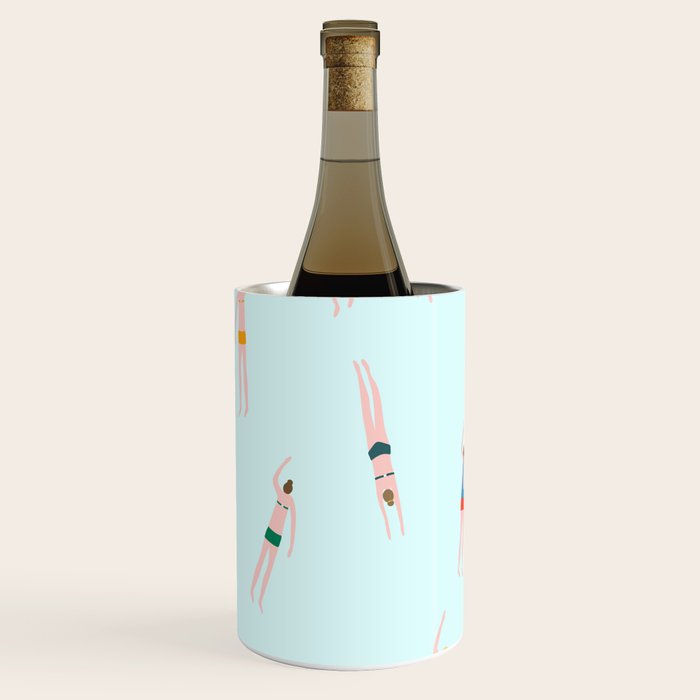 Swimmers in the pool Wine Chiller Gallery Image 3
