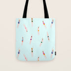 Swimmers in the pool Tote Bag Gallery Image 1