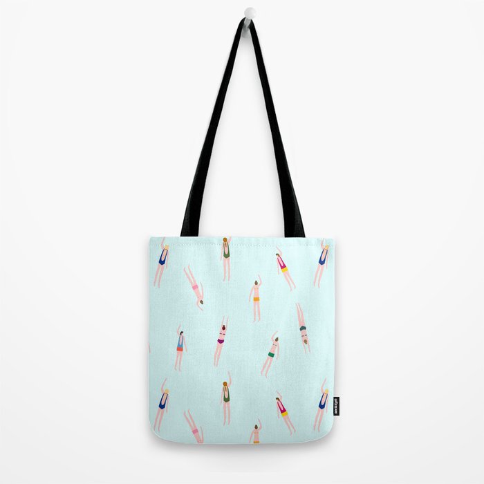 Swimmers in the pool Tote Bag Gallery Image 2