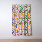 Colorful Plants  Window Curtain Gallery Image 3