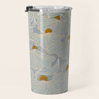 calming essentials Natural flow meadow misty Travel Mug Gallery Image 3